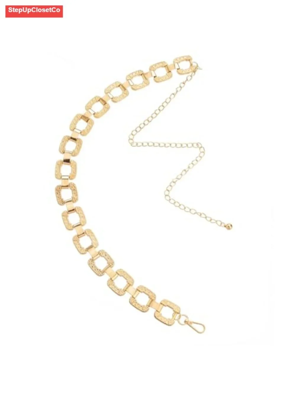 Adjustable Waist Chain Belt for Women Metal Link Belts for Dresses Jeans